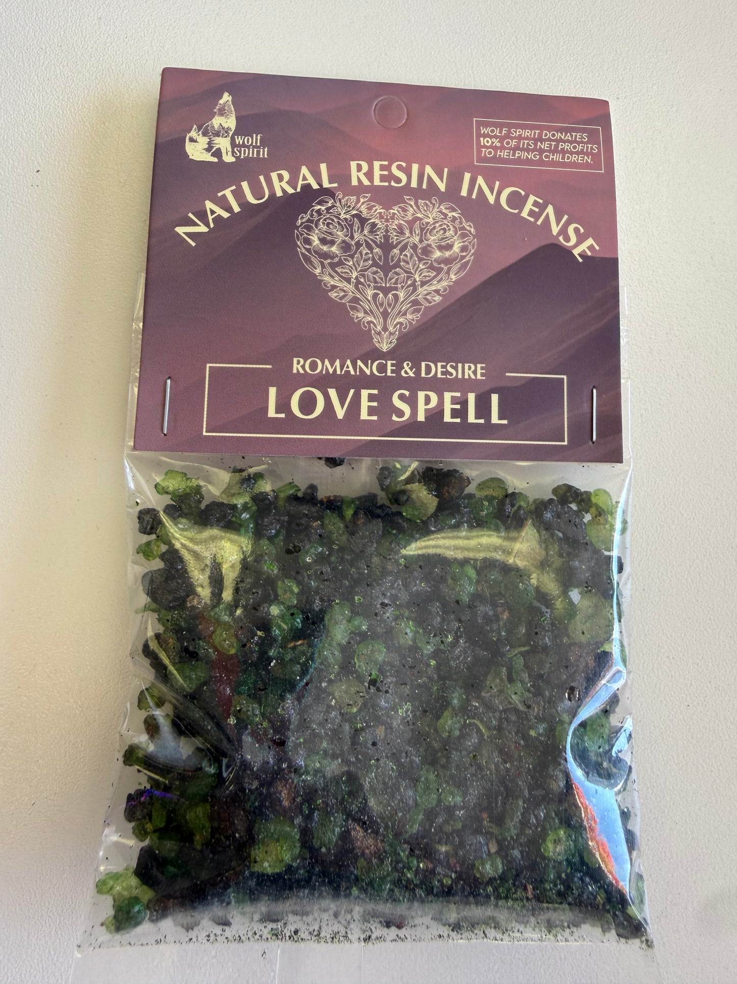 Wolf Spirit Natural Resin Incense