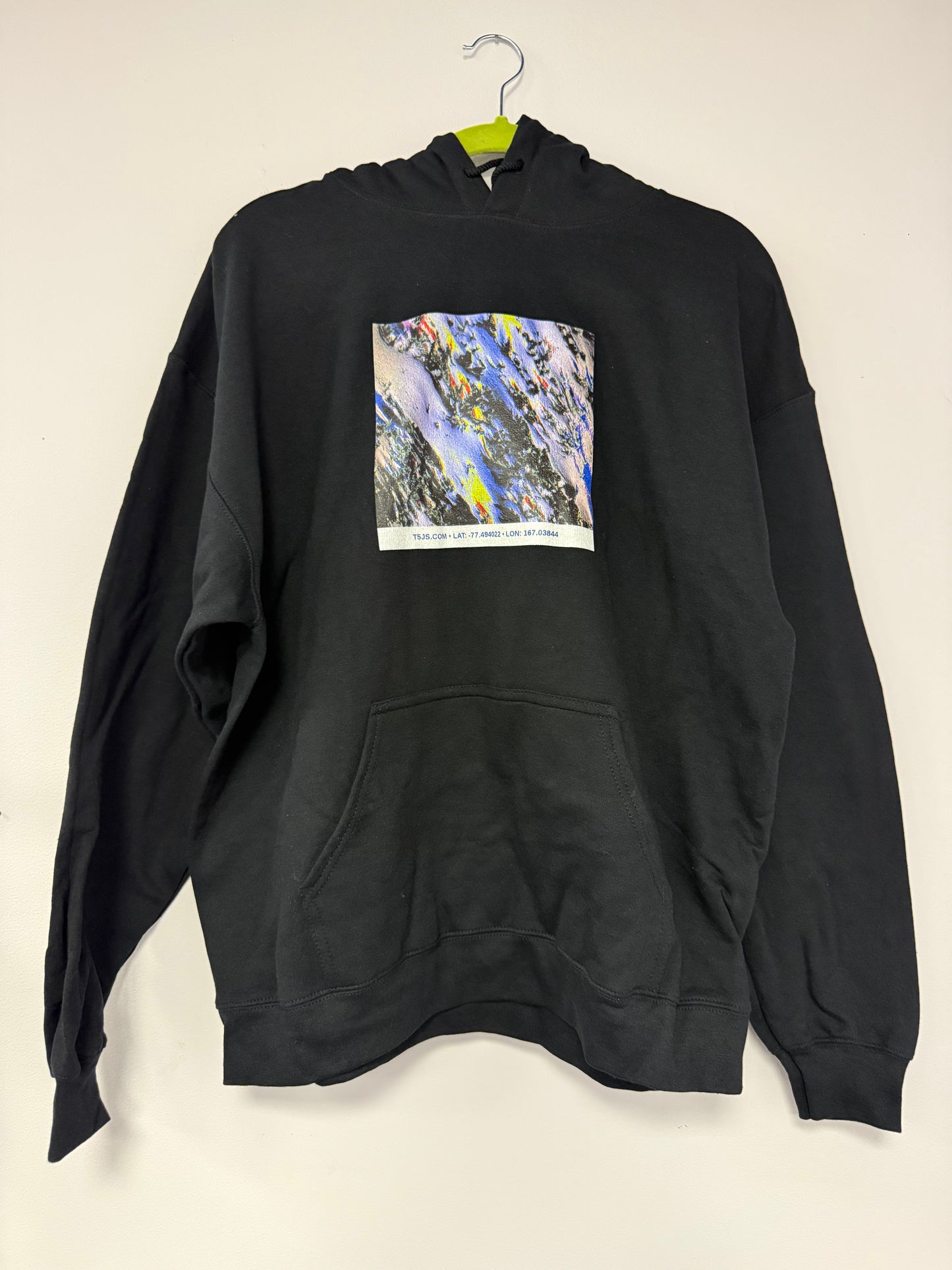 T5JS Satellite Glitch Art Hoodie
