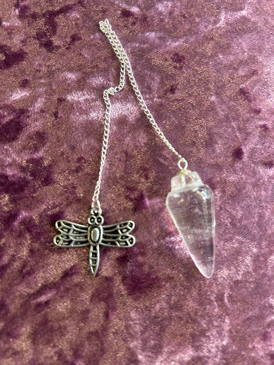 Dragonfly Quartz Pendulum