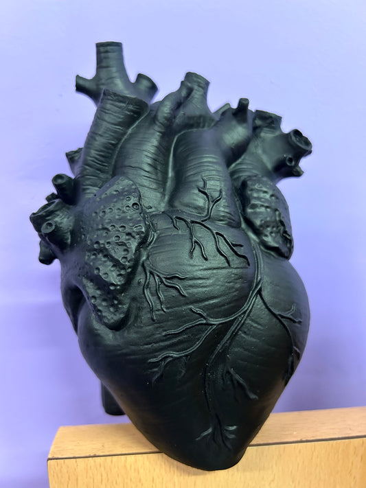 Black Heart Vase