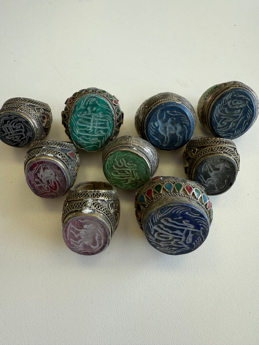 Extra Large Carved Ring