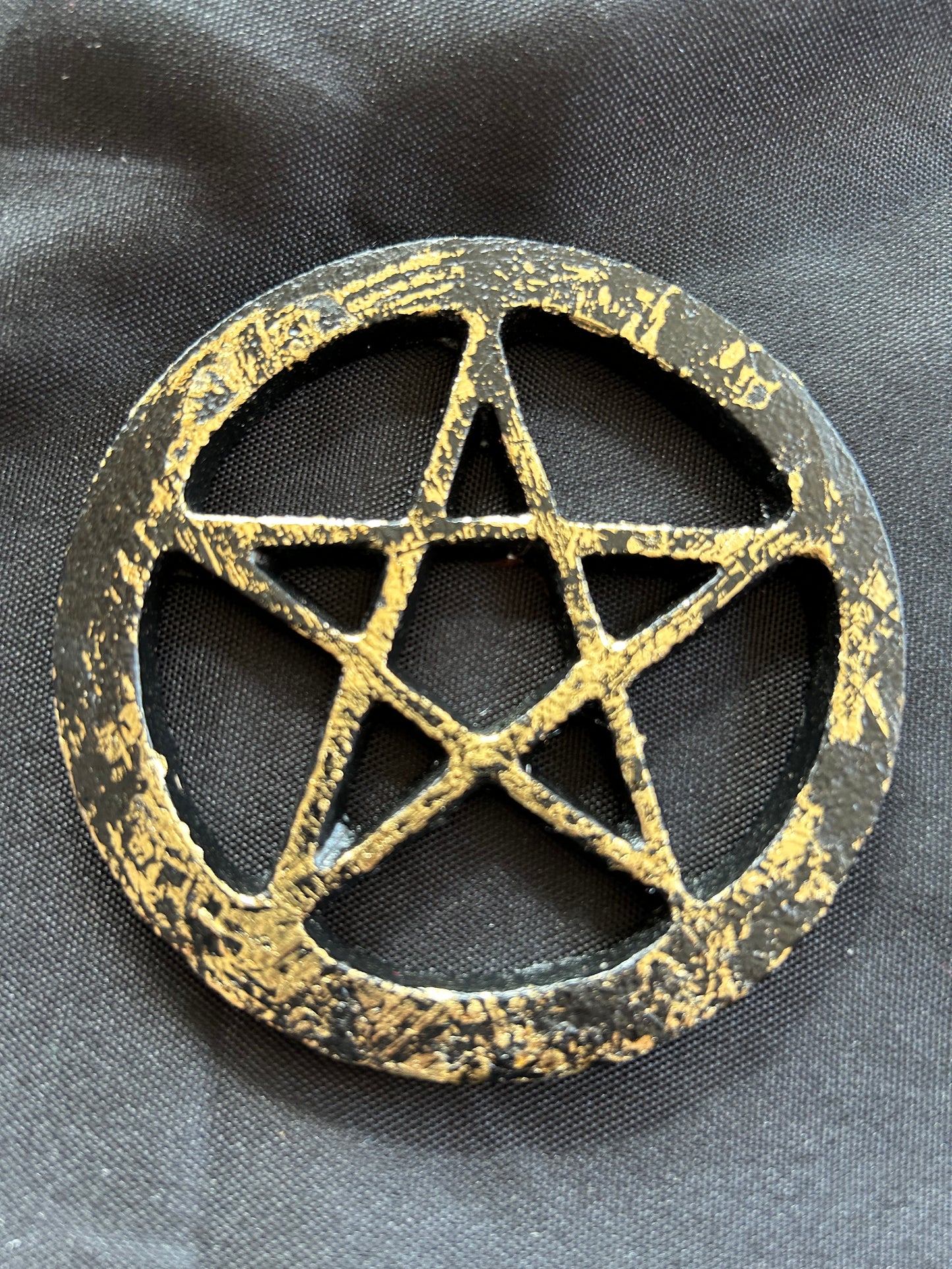 Pentagram Metal Altar Tile