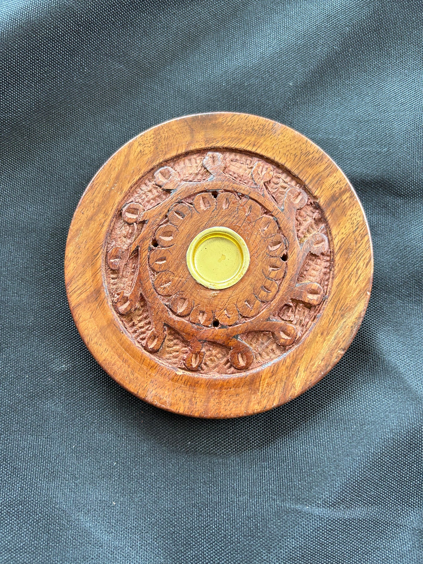 Wood Carved Cone Burner