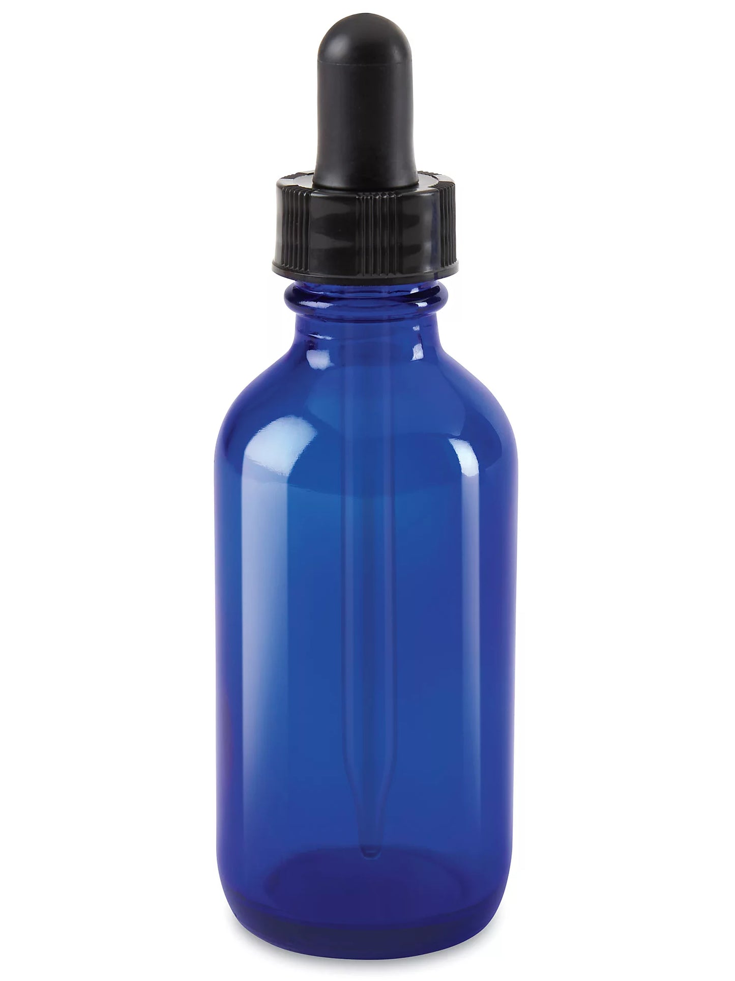 Blue Glass Dropper Bottle