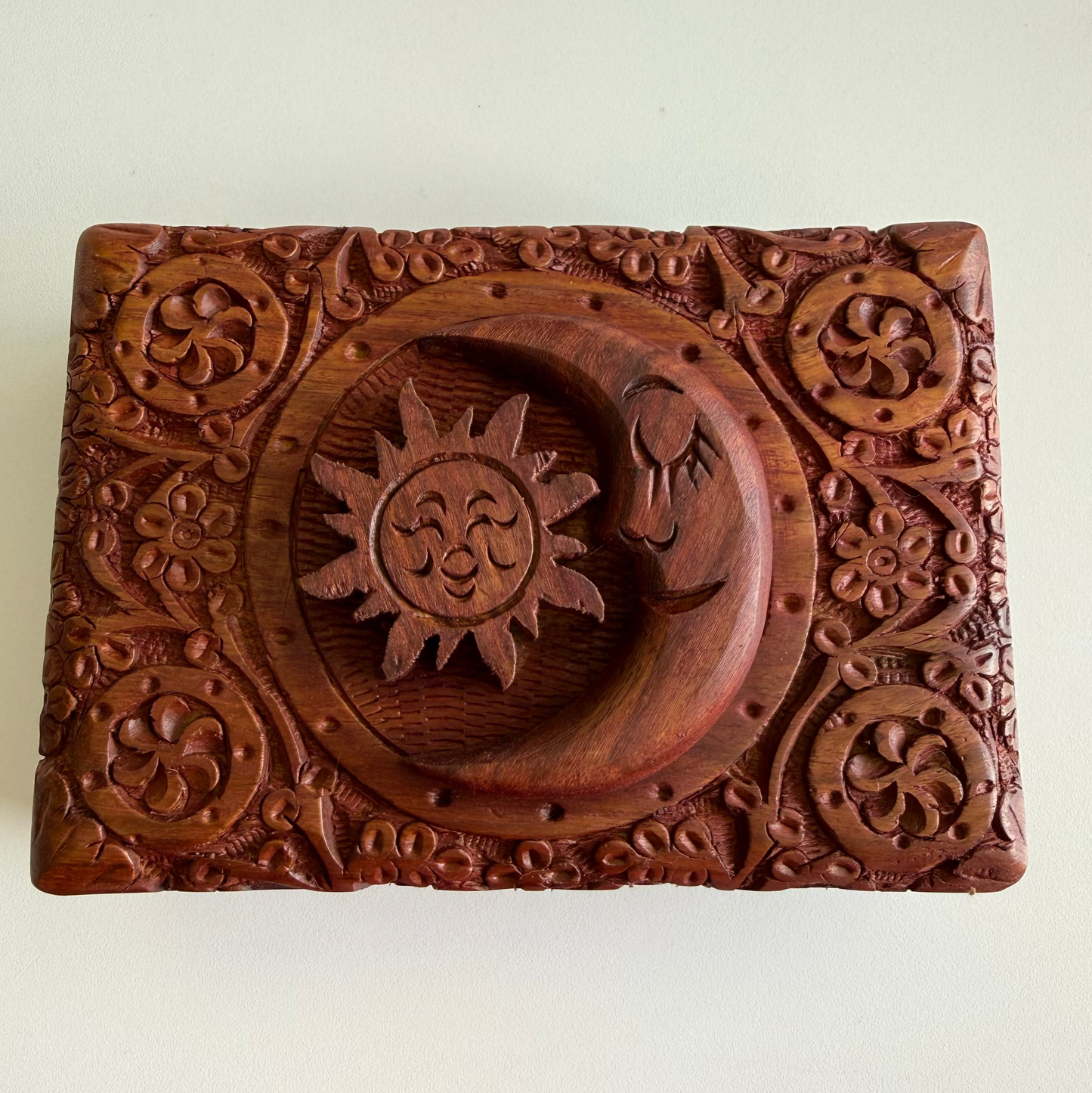 Sun & Moon Wood Box