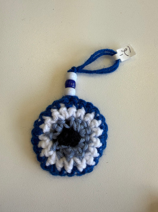 Crocheted Evil Eye