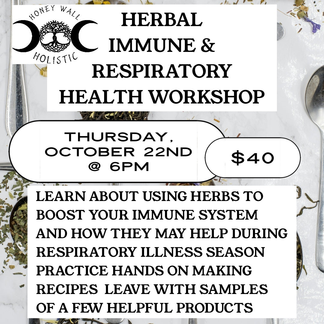 Herbal Immune and Respiratory Health Workshop