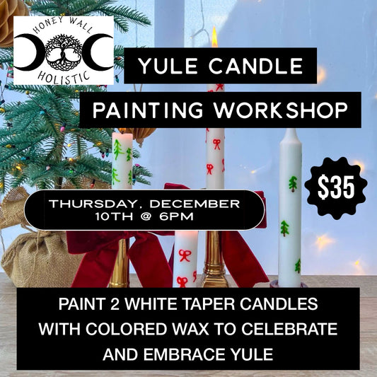 Yule Candle Painting Workshop