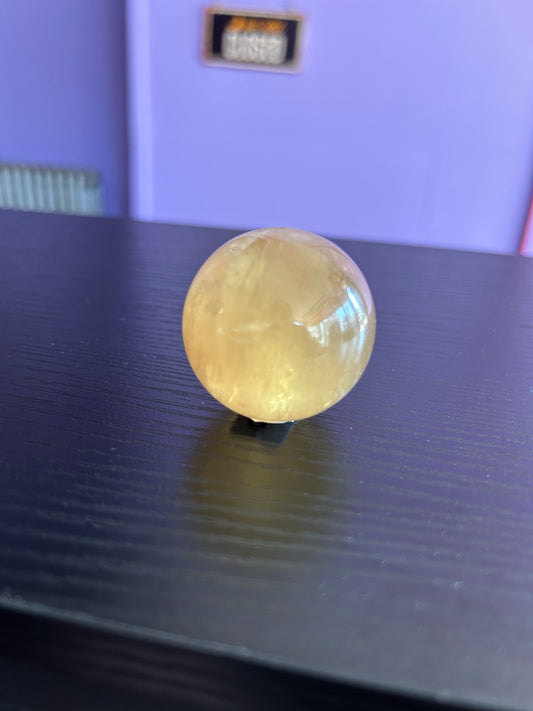 Yellow Calcite Sphere