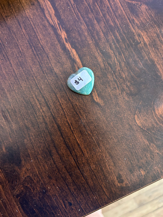 Small Aventurine Heart