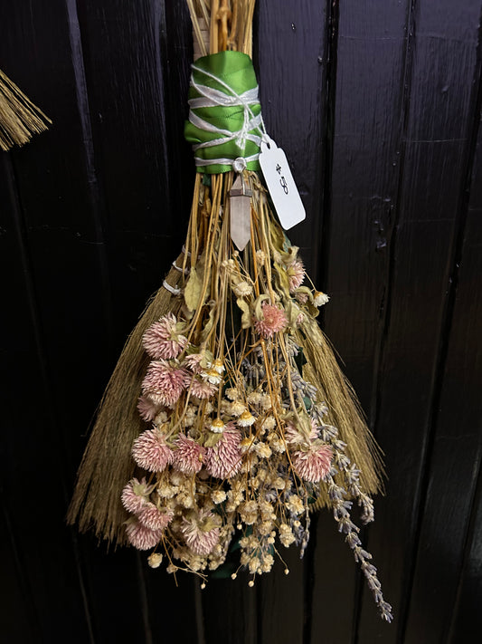 Green Ribbon Besom